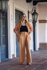 Load image into Gallery viewer, POPPY STRAIGHT FIT PANTS- ORANGE